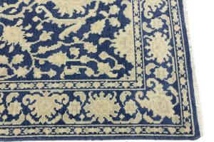Muted Slate Blue Floral 5x8Transitional Oriental Area Rug