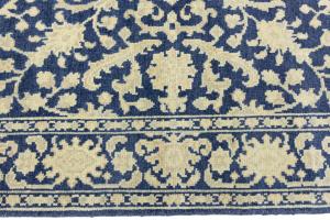 Muted Slate Blue Floral 5x8Transitional Oriental Area Rug