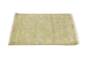 Muted Golden Yellow 2X3 Transitional Oriental Rug
