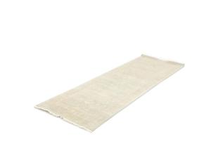 Muted Aqua Blue Floral 3x8 Transitional Oriental Runner Rug