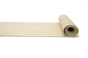 Muted Beige Floral 3X12 Transitional Oriental Runner Rug