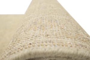 Muted Beige Floral 3X12 Transitional Oriental Runner Rug
