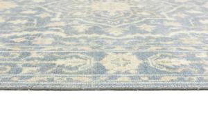 Muted Gray Floral 6x9Transitional Oriental Rug
