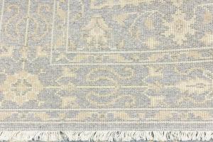 Muted Gray Floral 6x9Transitional Oriental Rug