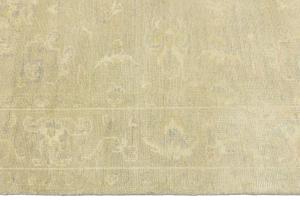 Muted Beige Floral 6x9 Transitional Oriental Rug