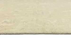 Muted Beige Floral 6x9 Transitional Oriental Rug