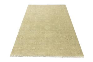 Muted Beige Floral 6x9 Transitional Oriental Rug