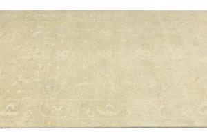 Muted Beige Floral 6x9 Transitional Oriental Rug
