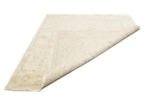 Muted Pinkish Beige Floral 8X10 Transitional Oriental Area Rug