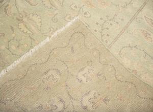 Muted Light Green Floral Transitional 8x10 Oriental Rug