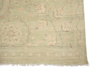Muted Light Green Floral Transitional 8x10 Oriental Rug