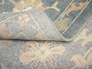 Muted Gray Floral 12x15 Transitional Oriental Area Rug