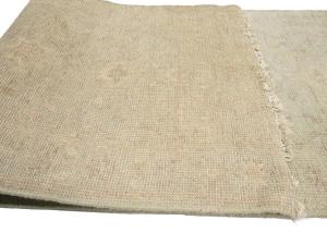 2'7 X 20'0 Hand Knotted Floral Aqua Green Wool Runner Rug