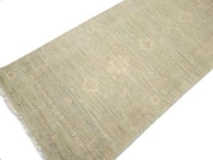 Muted Aqua Green Floral Transitional 3x18 Oriental Runner Rug