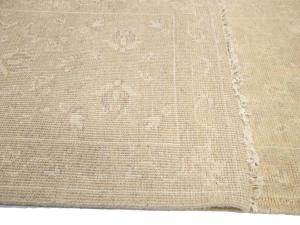 Muted Beige Floral 2'6X18 Transitional Oriental Runner Rug