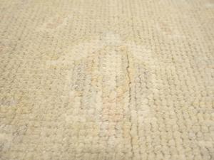 Muted Beige Floral 2'6X18'2 Transitional Oriental Runner Rug