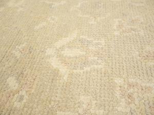 Muted Beige Floral 2'6X18'2 Transitional Oriental Runner Rug