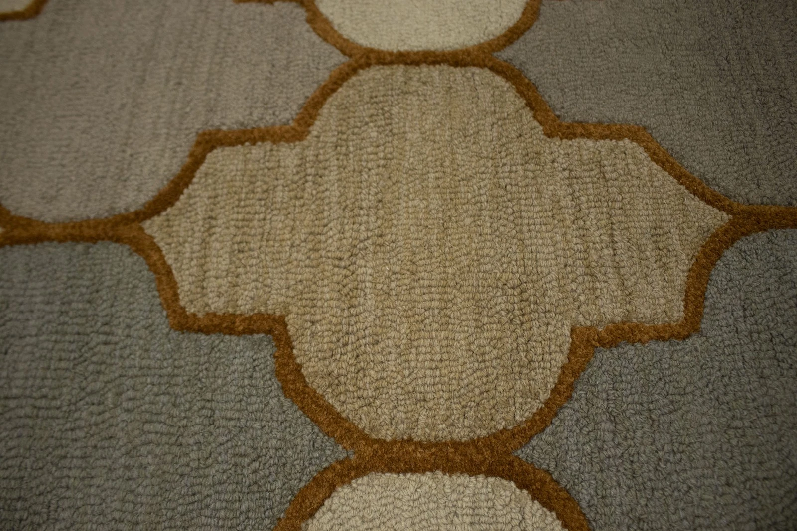 5X8 Hand-Tufted Multicolored Trellis Modern Rug - Image 6