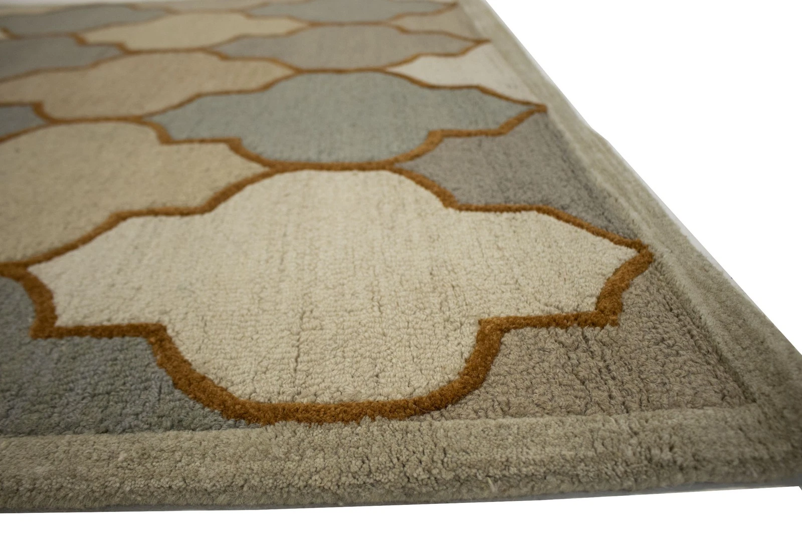 5X8 Hand-Tufted Multicolored Trellis Modern Rug - Image 7