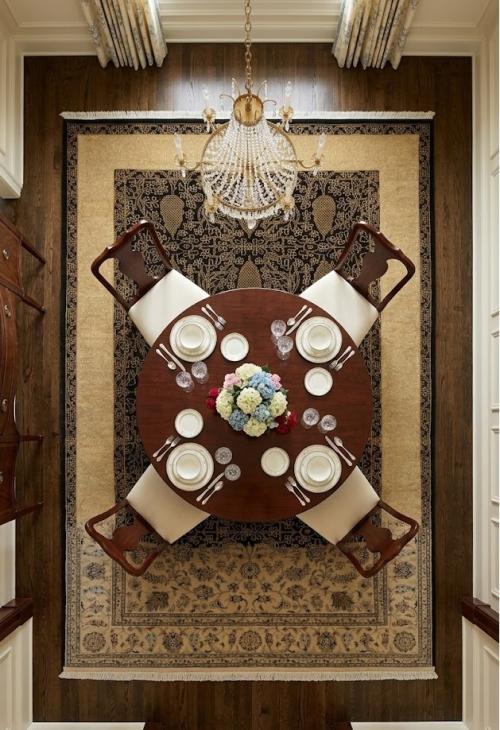 Black Floral 5' x 8' Modern Oriental Rug