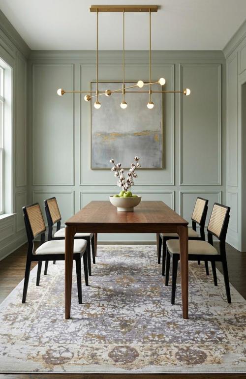 Distressed Abstract Hand-Carved 5X8 Modern Rug