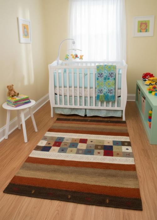 Multicolored Tribal 4X6 Indo-Gabbeh Oriental Rug