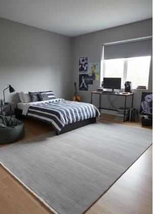 Khaki Grass Design 6X9 Modern Oriental Rug