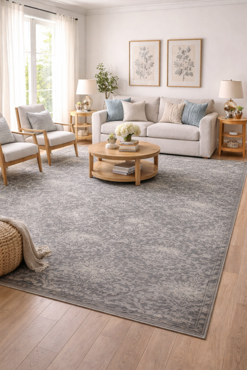 Brownish Gray Transitional 8X10 Modern Oriental Rug