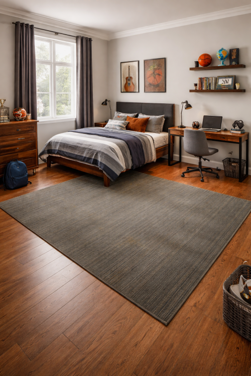 Gray Tribal Stripes 6X8 Lori Gabbeh Oriental Rug