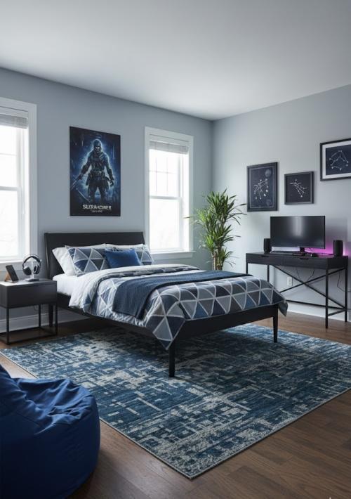 Multicolored Geometric 5X8 Indo-Gabbeh Modern Rug