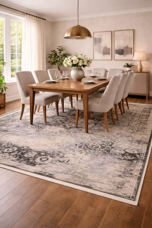 Multicolored Abstract 8X10 Transitional Modern Rug