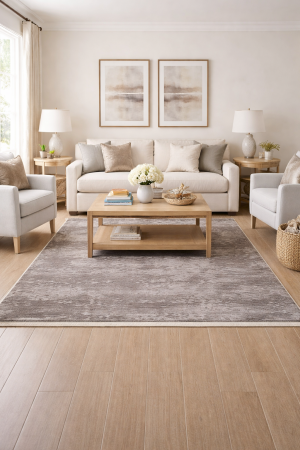 Warm Stone Abstract 5X8 Modern Oriental Rug