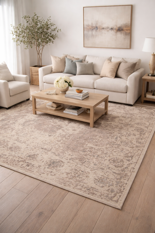 Multicolored Abstract 6X9 Modern Oriental Rug