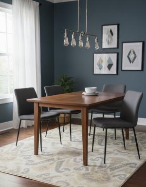 Cream Abstract 6X9 Modern Oriental Rug