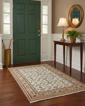 3'0 x 5'3 Hand Knotted Floral Tribal Indo-Bidjar Wool Rug