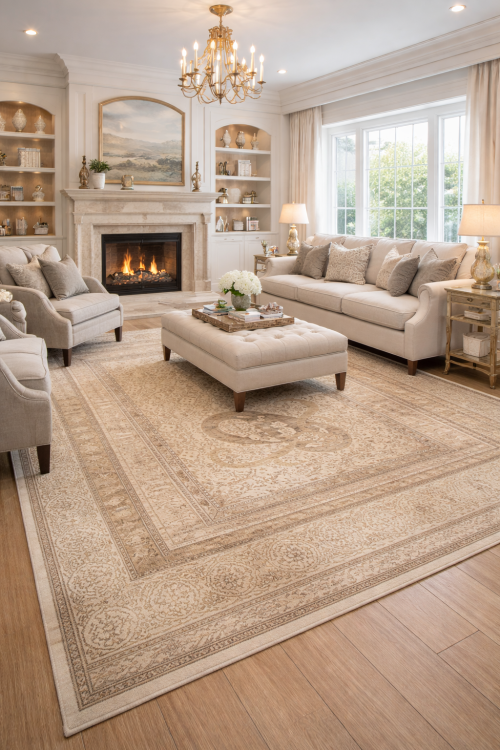 7'10 X 10'1 Hand Knotted Floral Modern Oriental Wool Rug