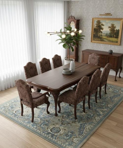 Brownish Gray Floral 9X12 Transitional Osh Chobi Oriental Rug