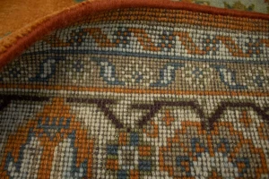 Orange Tribal 8X10 Indo-Viss Oriental Rug