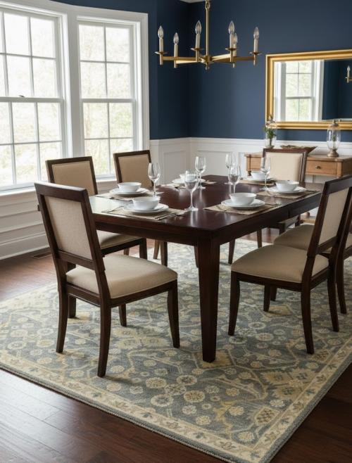 Brownish Gray Floral 8X10 Oushak Chobi Oriental Rug