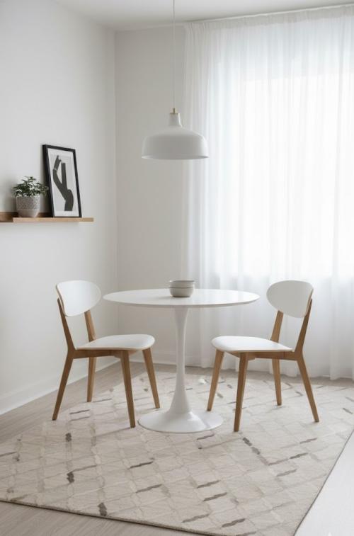 Silver Cowhide 5X8 Modern Leather Rug