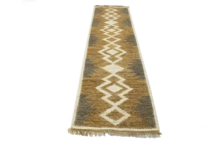 Braided Style Jute Sumak 3X10 Modern Runner Rug
