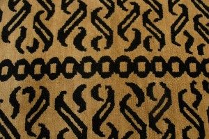 Tiger Gold Tribal 6X6 Fine Nepali Oriental Round Rug