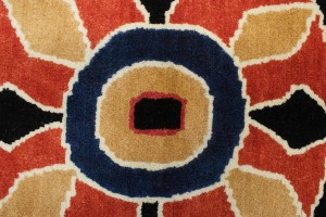 Tiger Orange Pictorial Tribal 8X10 Fine Nepali Oriental Rug