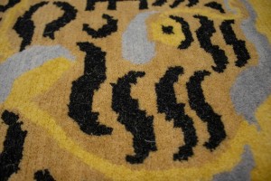Tiger Gold Tribal 4X6 Fine Nepali Oriental Rug