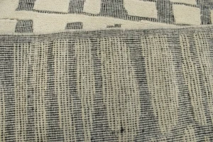 Cream Abstract 9X12 Modern Oriental Rug