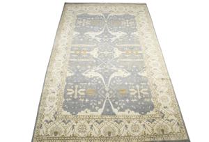 12'11 x 21'3 Hand Knotted Floral Oushak Oriental Wool Rug