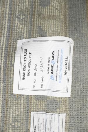 12'11 x 21'3 Hand Knotted Floral Oushak Oriental Wool Rug