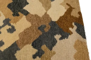 Multicolored Abstract 6'5X9'9 Indo-Gabbeh Oriental Rug