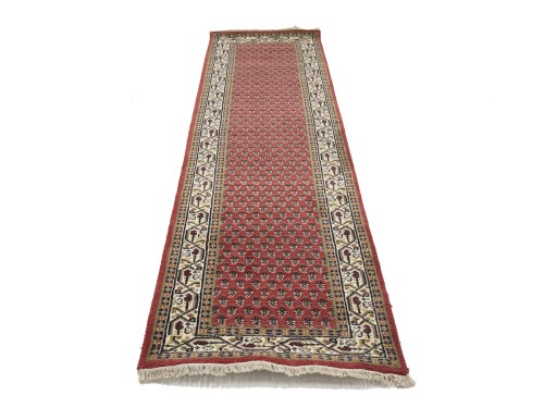 Red Floral Classic 3X10 Indo-Boteh Oriental Runner Rug