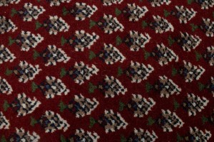 Red Floral 2'5X10 Indo Botemir Oriental Runner Rug